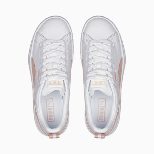 Mayze Wedge Sneakers Women, Puma White-Rose Quartz, large-ZAF