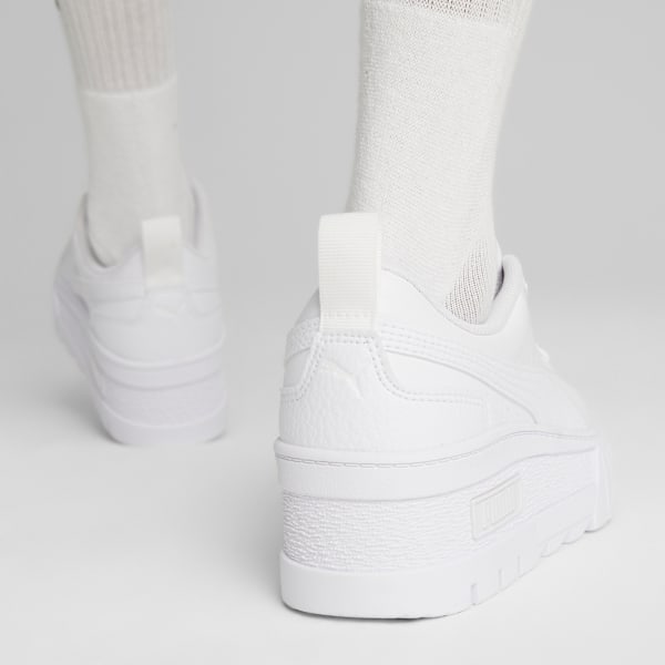 Mayze Wedge Sneakers Women, Puma White, large-ZAF