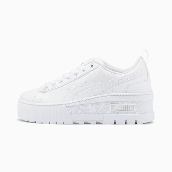 Mayze Wedge Sneakers Women, Puma White, large-ZAF