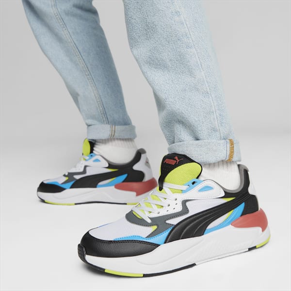 Zapatillas X-Ray Speed, PUMA White-PUMA Black-Speed Blue, large-ARG
