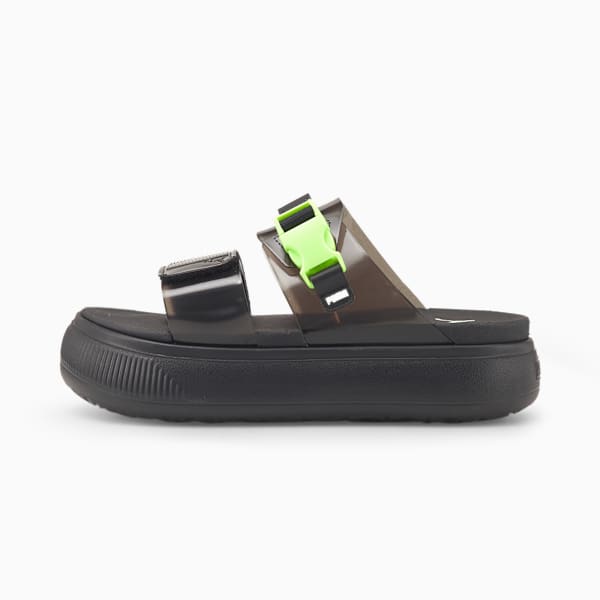 Sandalias Suede Mayu Wns ADP, Puma Black-Fizzy Light, large-ARG