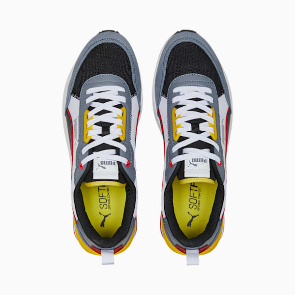 Zapatillas PUMA R22 ADP, Gray Tile-PUMA Black-PUMA White-Pelé Yellow, large-ARG
