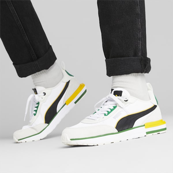 Zapatillas PUMA R22 ADP, PUMA White-PUMA Black-Vapor Gray-Yellow Sizzle, large-ARG
