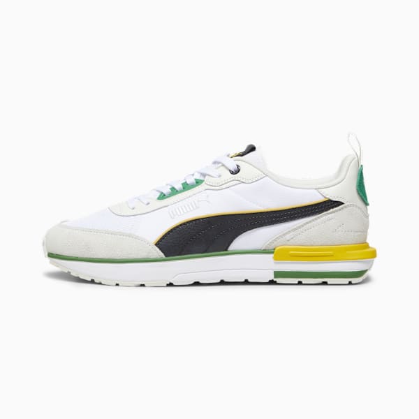 Zapatillas PUMA R22 ADP, PUMA White-PUMA Black-Vapor Gray-Yellow Sizzle, large-ARG