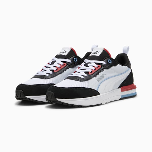 Zapatillas PUMA R22 ADP, PUMA White-Zen Blue-Silver Mist-PUMA Black-Club Red, large-ARG