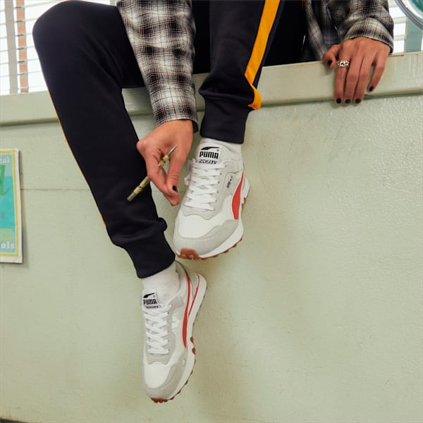 Zapatillas Essentials Rider FV, Puma White-Platinum Gray, large-ARG