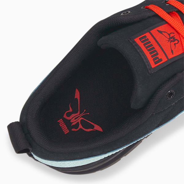 PUMA x DUA LIPA Mayze SD Women's Trainers, Puma Black-Blue Glow, large-ZAF