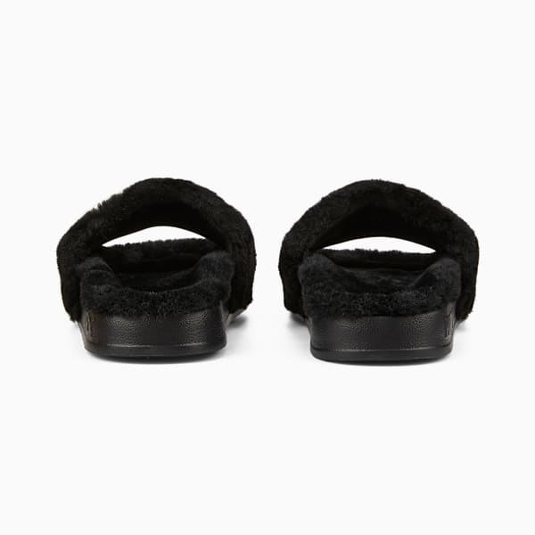 Leadcat 2.0 Fuzz Slides Women, Puma Black-Puma White, large-MEX
