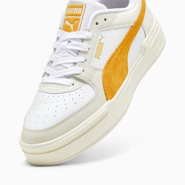 Zapatillas CA Pro Suede FS, PUMA White-Vapor Gray-Mustard Seed, large-ARG