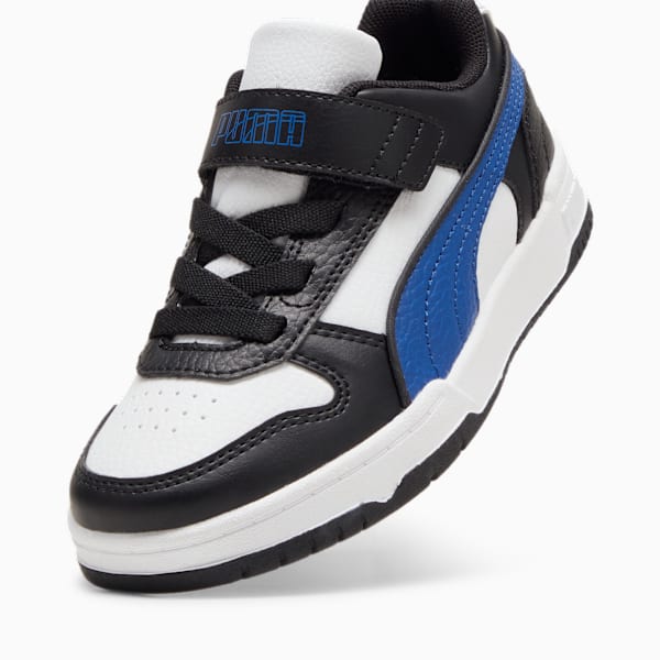 RBD Game Low Sneakers Kids, PUMA White-Cobalt Glaze-PUMA Black, large-ZAF
