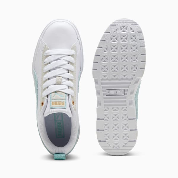Zapatillas Mayze Mix para mujer, PUMA White-Turquoise Surf, large-ARG