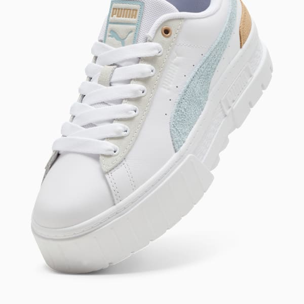 Zapatillas Mayze Mix para mujer, PUMA White-Turquoise Surf, large-ARG