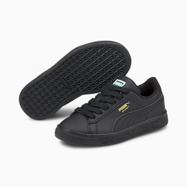 Zapatillas infantiles Basket Classic XXI, Puma Black-Puma Black, large-ARG