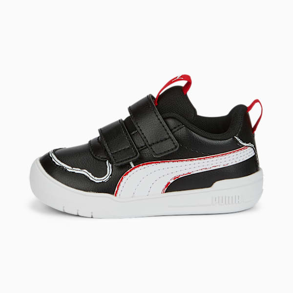 Multiflex Home School V Sneakers Babies, Puma Black-Puma White, large-ZAF