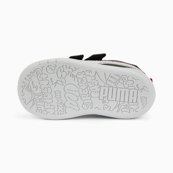 Multiflex Home School V Sneakers Babies, Puma Black-Puma White, large-ZAF