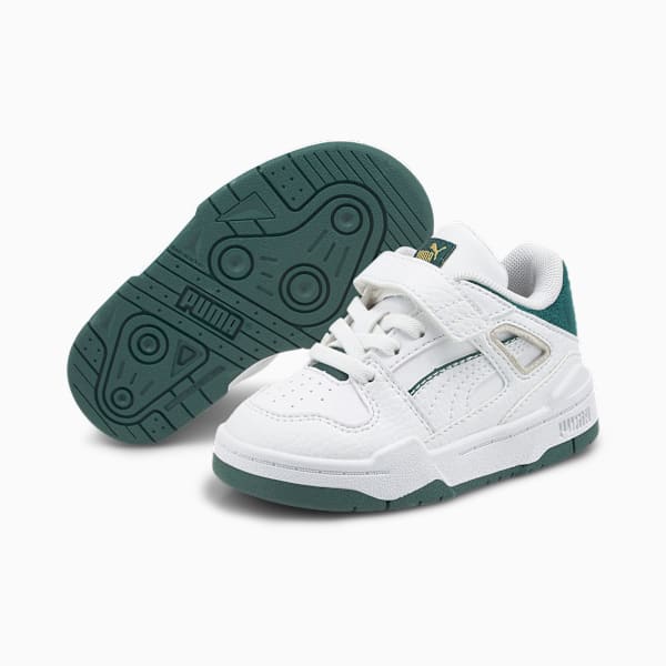Tenis para bebés Slipstream Alternative Closure, PUMA White-Varsity Green, large-MEX