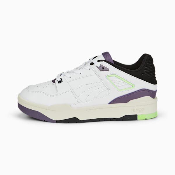 Zapatillas Slipstream para mujer ADP, Puma White-Marshmallow-Purple Charcoal, large-ARG