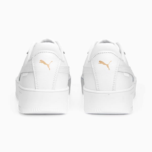 Tenis para mujer Carina Street, PUMA White-PUMA White-PUMA Gold, large-MEX