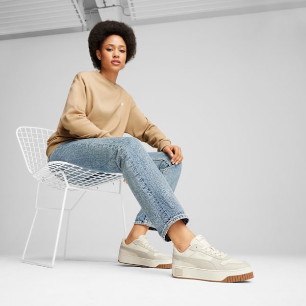 Carina Street Sneakers Women, Alpine Snow-Desert Dust, large-ZAF