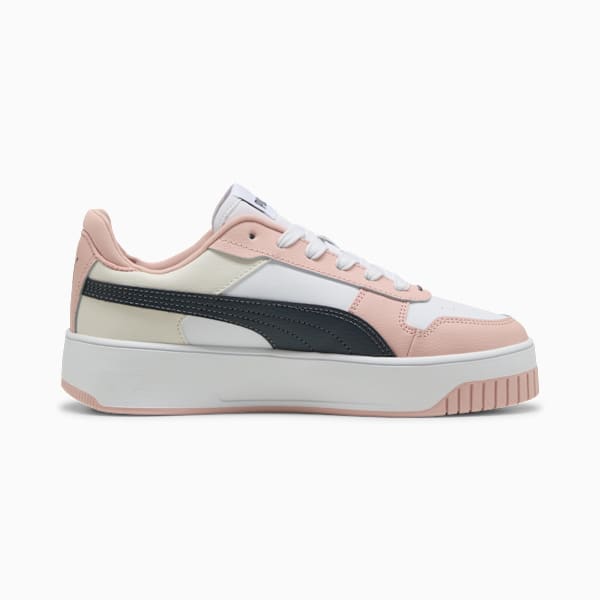 Zapatillas Carina Street para mujer, PUMA White-Strong Gray-Rose Quartz, large-ARG