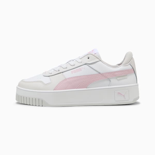 Tenis para mujer Carina Street, PUMA White-Rose Mauve-Feather Gray, large-MEX