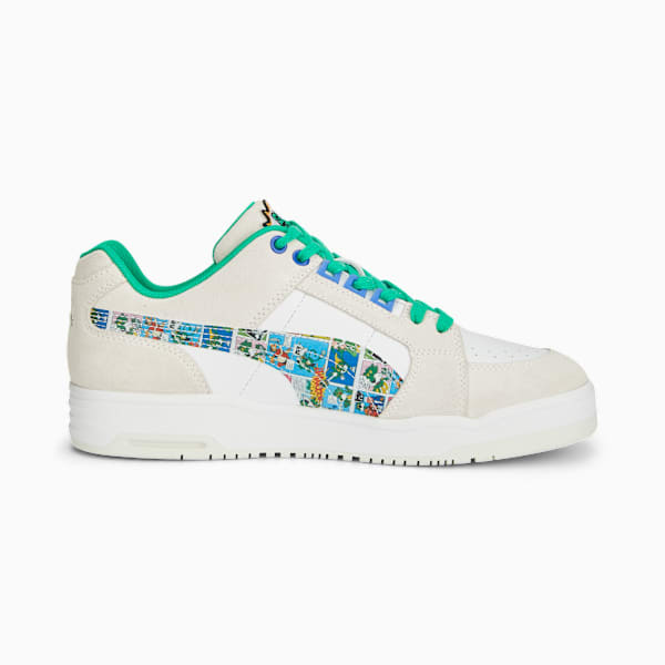 Zapatillas Slipstream Lo Super Comic, PUMA White-Grassy Green-Vapor Gray, large-ARG