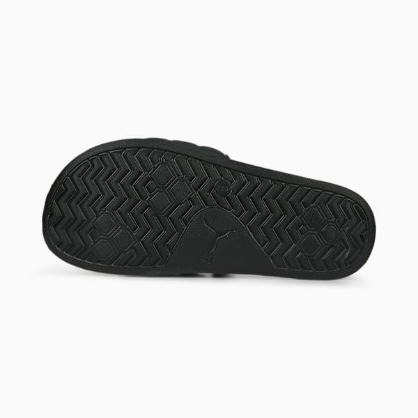 Sandalias para mujer Leadcat 2.0 Puffy, PUMA Black-Metallic Gold, large-MEX