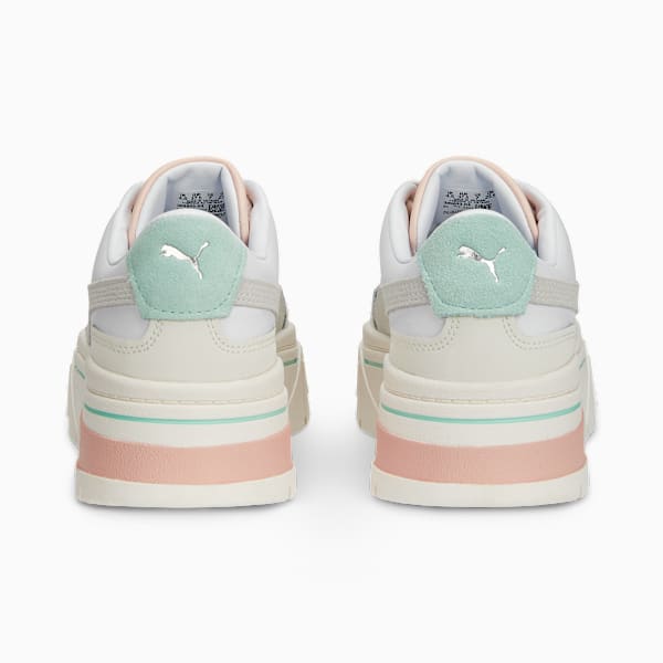 Zapatillas para mujer Mayze Stack Luxe, PUMA White-Marshmallow, large-ARG