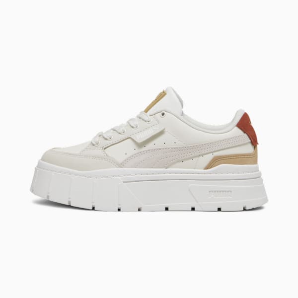 Mayze Stack Luxe Sneakers Women, Warm White, large-ZAF