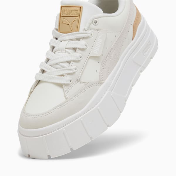 Mayze Stack Luxe Sneakers Women, Warm White, large-ZAF