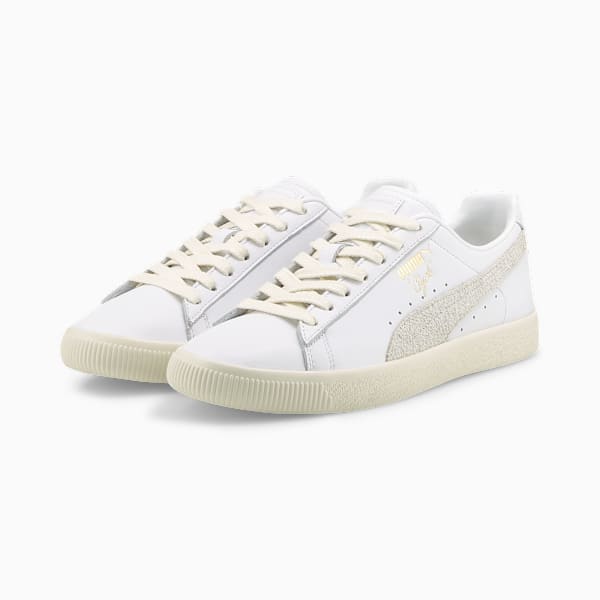 Zapatillas Clyde Base, PUMA White-Frosted Ivory-Puma Team Gold, large-ARG