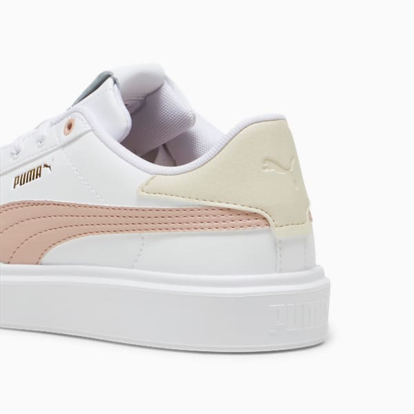 Lajla Leather Sneakers Women, PUMA White-Rose Quartz, large-ZAF