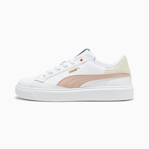 Lajla Leather Sneakers Women, PUMA White-Rose Quartz, large-ZAF