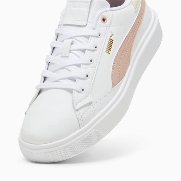 Lajla Leather Sneakers Women, PUMA White-Rose Quartz, large-ZAF