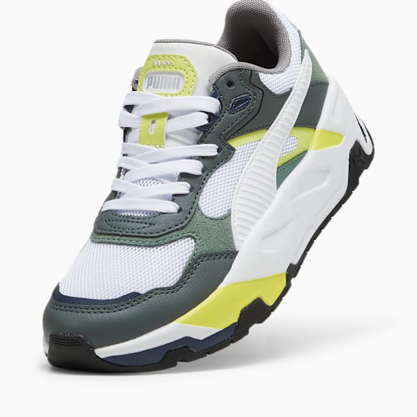 Trinity Shoes Youth, Mineral Gray-PUMA White-Eucalyptus-Lime Sheen, large-ZAF