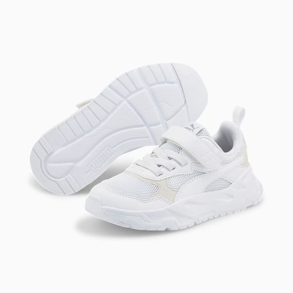 Zapatillas juveniles Trinity, PUMA White-PUMA White-PUMA Silver, large-ARG