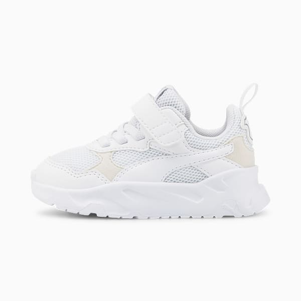 Zapatillas para bebés Trinity, PUMA White-PUMA White-PUMA Silver, large-ARG
