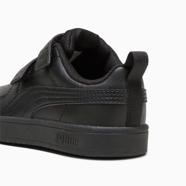 Tenis para niños PUMA Rickie V, PUMA Black-PUMA Black-Glacial Gray, large-MEX