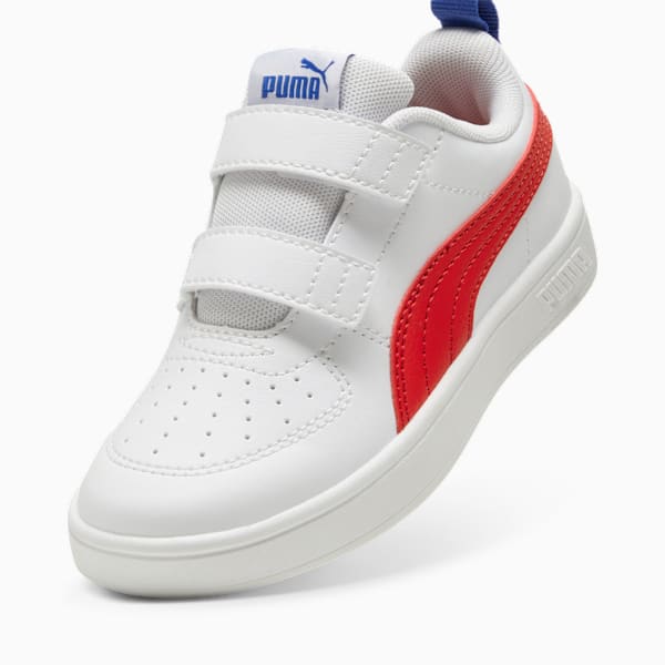 Tenis PUMA Rickie para niños, PUMA White-For All Time Red-Dazzling Blue, large-MEX