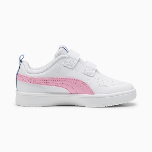 PUMA Rickie V Sneakers Kids, PUMA White-Pink Lilac-Zen Blue, large-MEX