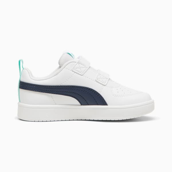 Tenis para niños PUMA Rickie V, PUMA White-Club Navy-Mint, large-MEX
