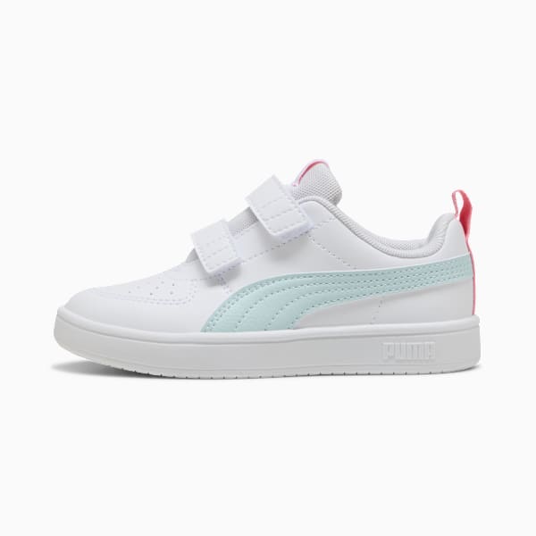 Tenis PUMA Rickie para niños, PUMA White-Sea Glass-Pinkscape, large-MEX