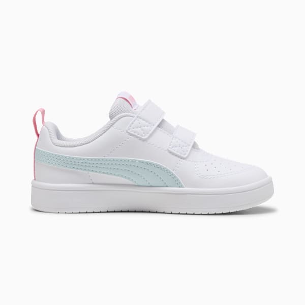 Tenis PUMA Rickie para niños, PUMA White-Sea Glass-Pinkscape, large-MEX
