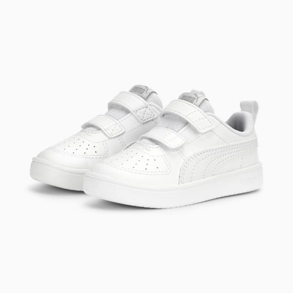 PUMA Rickie V Sneakers Baby, PUMA White-PUMA White-Cool Light Gray, large-MEX