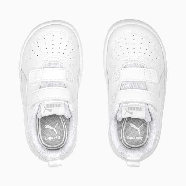 PUMA Rickie V Sneakers Baby, PUMA White-PUMA White-Cool Light Gray, large-MEX