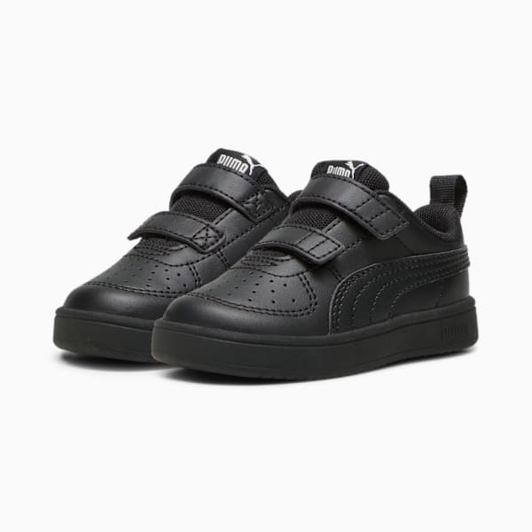 PUMA Rickie V Sneakers Baby, PUMA Black-PUMA Black-Glacial Gray, large-MEX