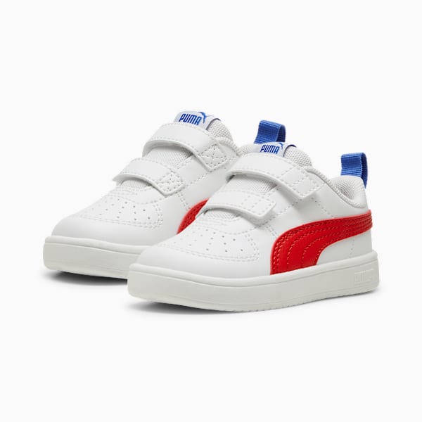 Tenis Infantiles PUMA Rickie V, PUMA White-For All Time Red-Dazzling Blue, large-MEX