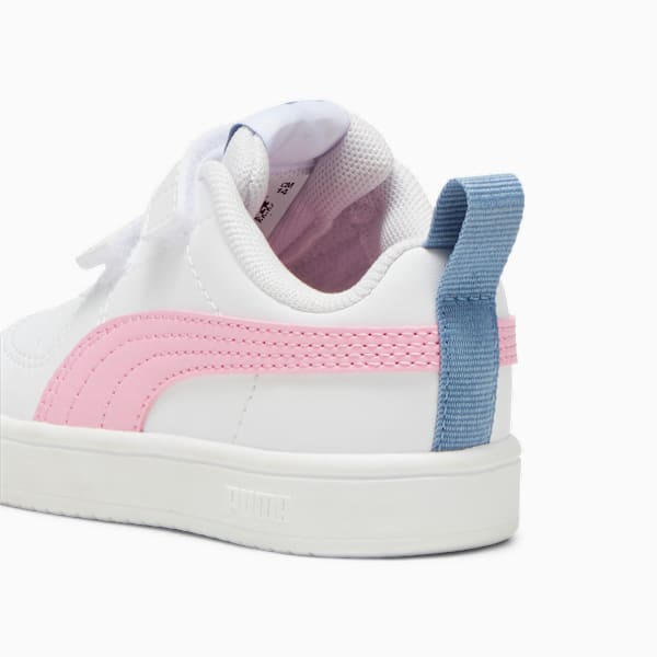 Tenis Infantiles PUMA Rickie V, PUMA White-Pink Lilac-Zen Blue, large-MEX