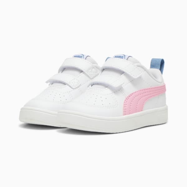 Tenis Infantiles PUMA Rickie V, PUMA White-Pink Lilac-Zen Blue, large-MEX