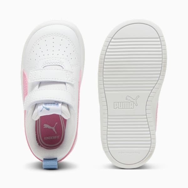 Tenis Infantiles PUMA Rickie V, PUMA White-Pink Lilac-Zen Blue, large-MEX